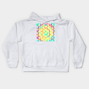 Tie Dye Hearts Kids Hoodie